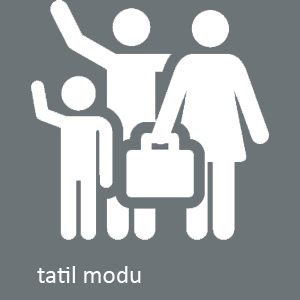 siemens tatil modu