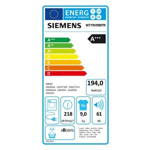 Siemens Avantgarde WT7XH990TR Kurutma Makinesi 9 kg, Siemens Kurutma Makinesi