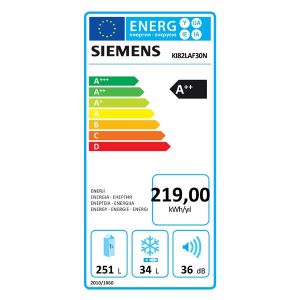Siemens iQ500 KI82LAF30N 288 Lt deFrost Ankastre Tek Kapılı Buzdolabı, Buzdolabı, Siemens Ankastre Buzdolabı