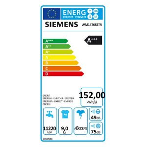 Siemens iQ500 WM14T682TR Çamaşır Makinesi 9 kg 1400 devir, Siemens Çamaşır Makinesi, Siemens 9 kg çamaşır makinesi
